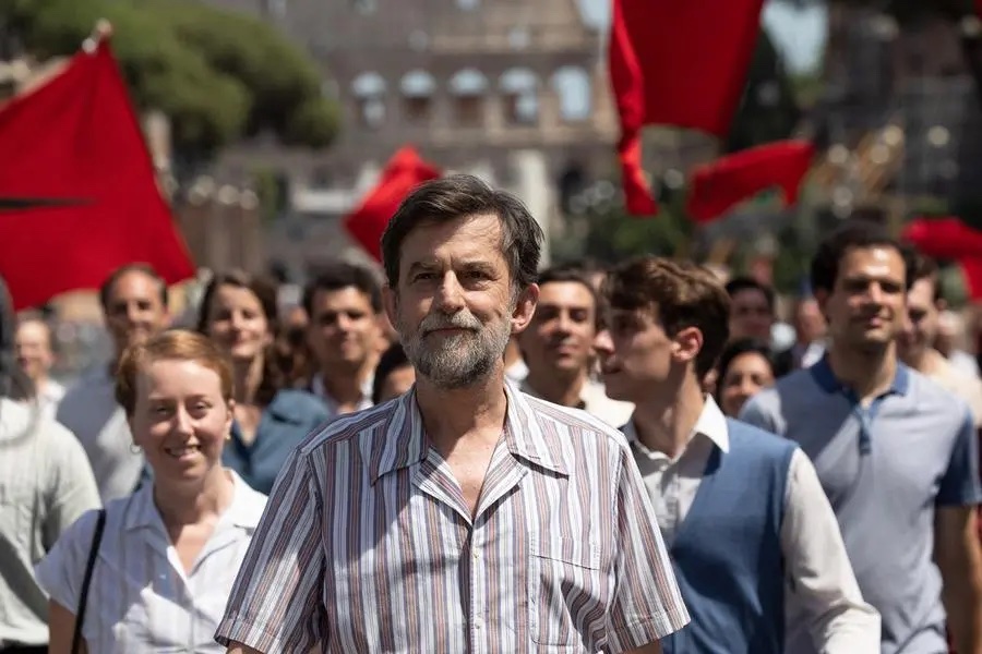 Nanni Moretti autore e regista del film 'Il sol dell'avvenire'
