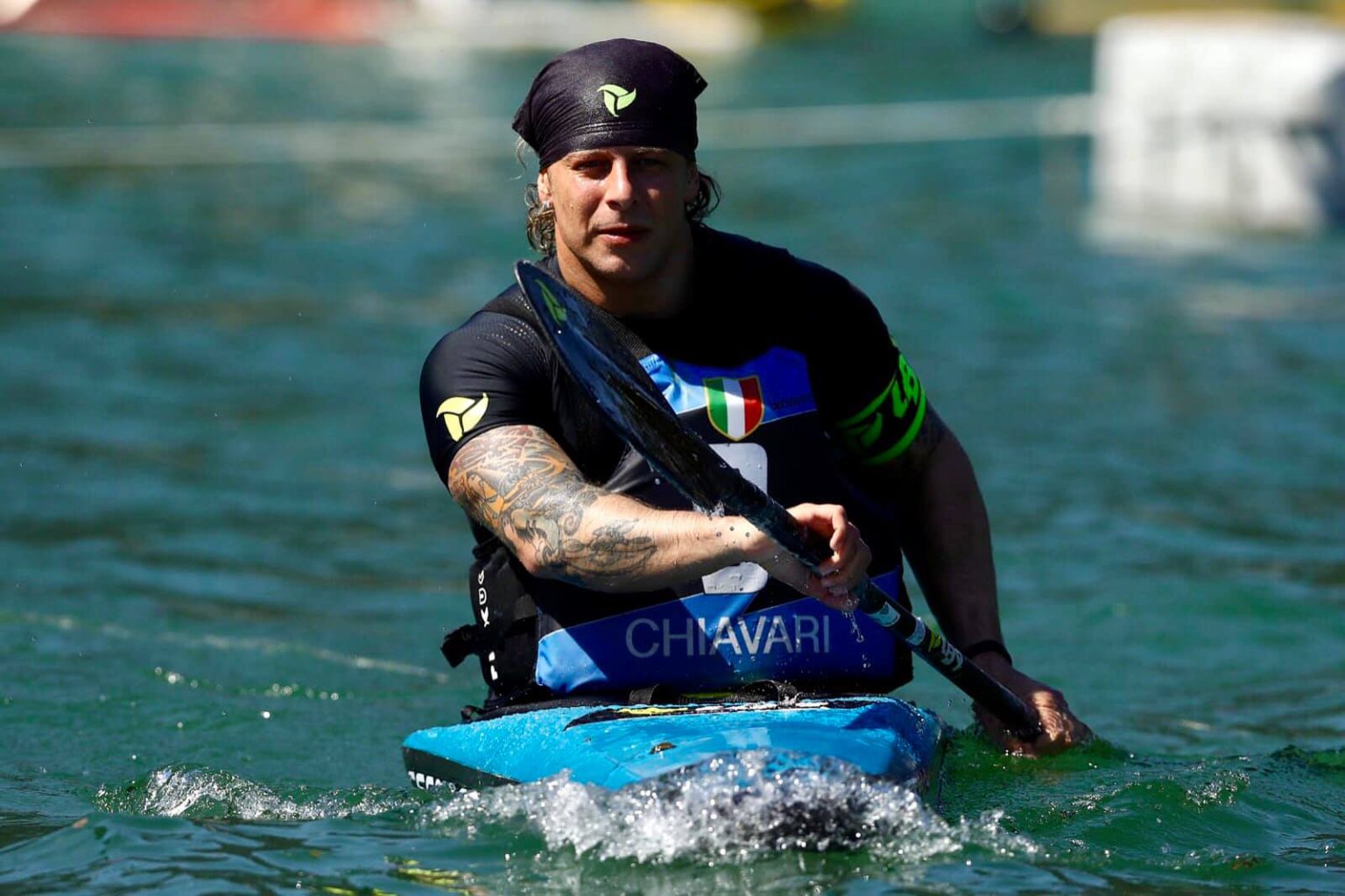Luca Bellini, campione chiavarese di canoa polo
