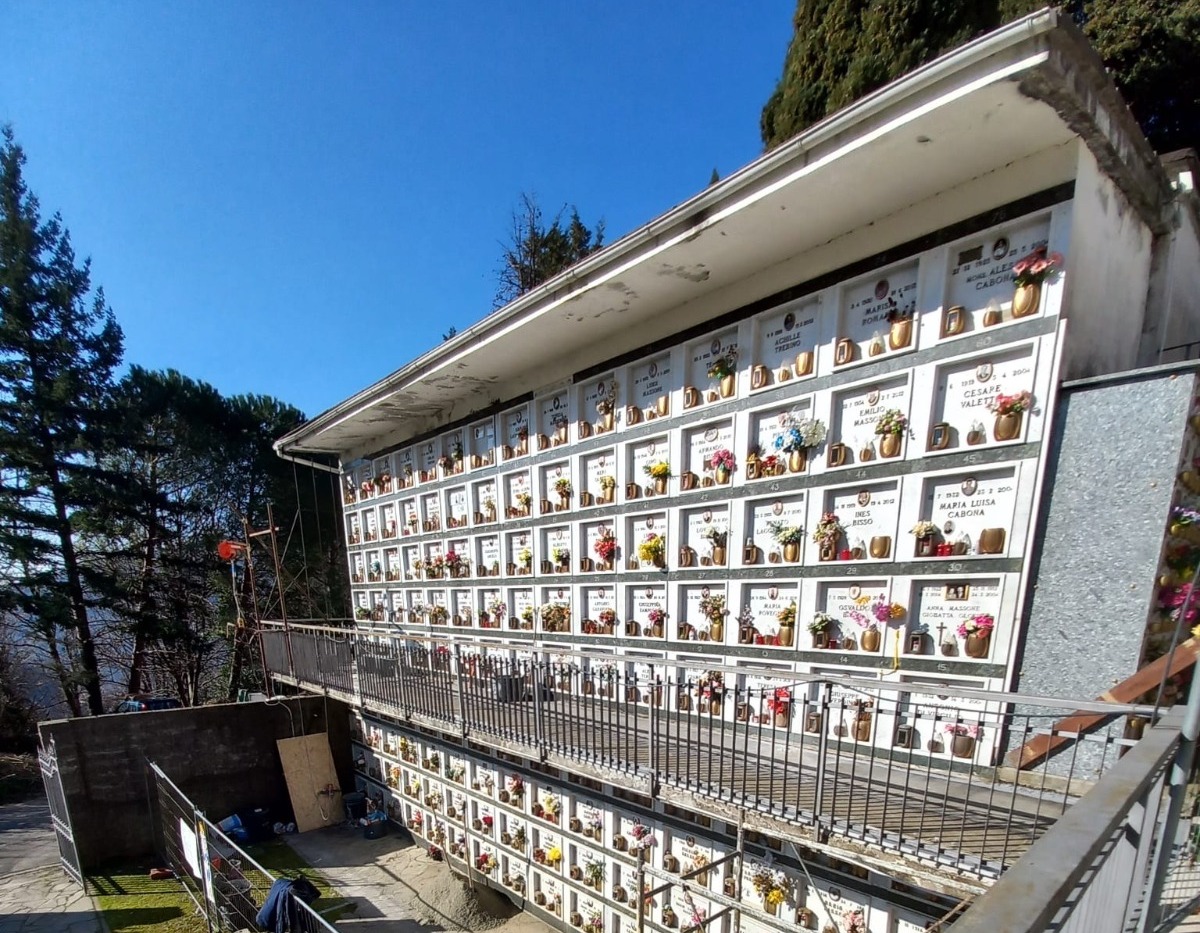 Il cimitero di Uscio è sottoposto a una operazione di restyling