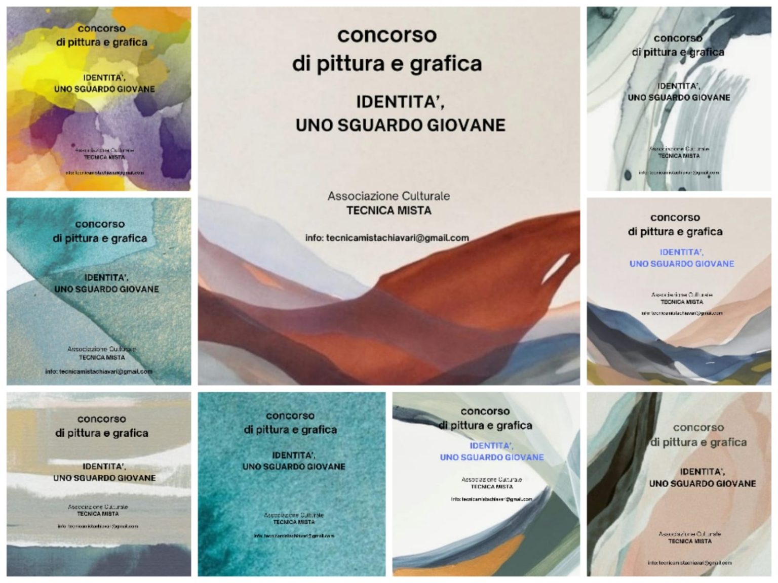 Il concorso di pittura e grafica è proposto dall'Associazione Culturale Tecnica Mista