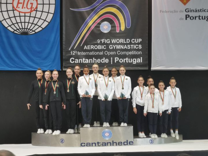 La Aerobica Entella protagonista alla International Open Competition che si è svolta in Portogallo
