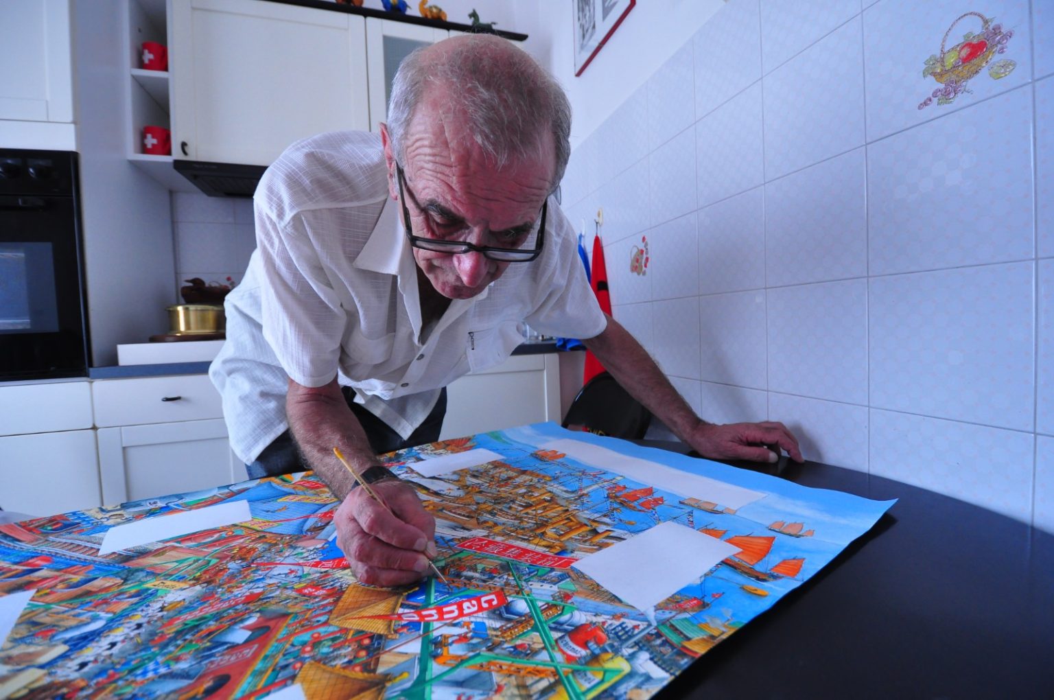 Stefano Risso ‘Nitti’, l'artista che con i suoi disegni ha incantato il Tigullio e l'Italia intera
