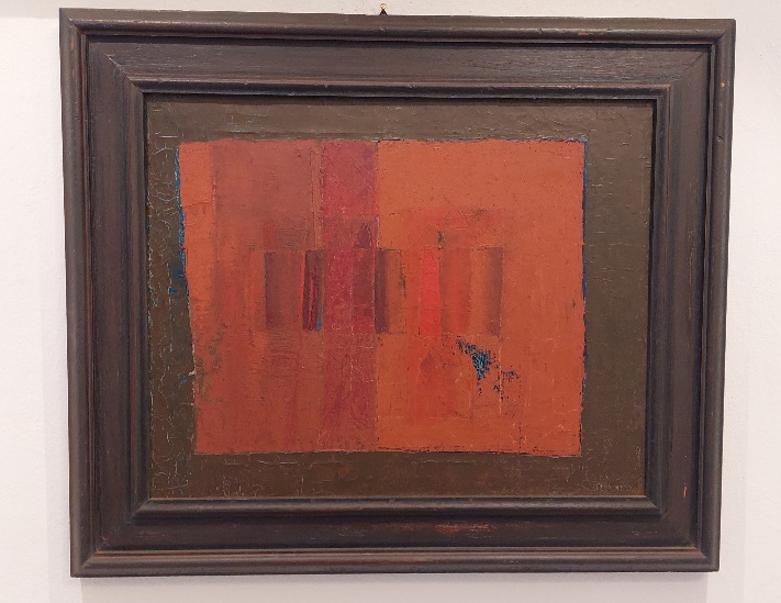 Una delle opere di Bettina Defilla attualmente in mostra a Chiavari
