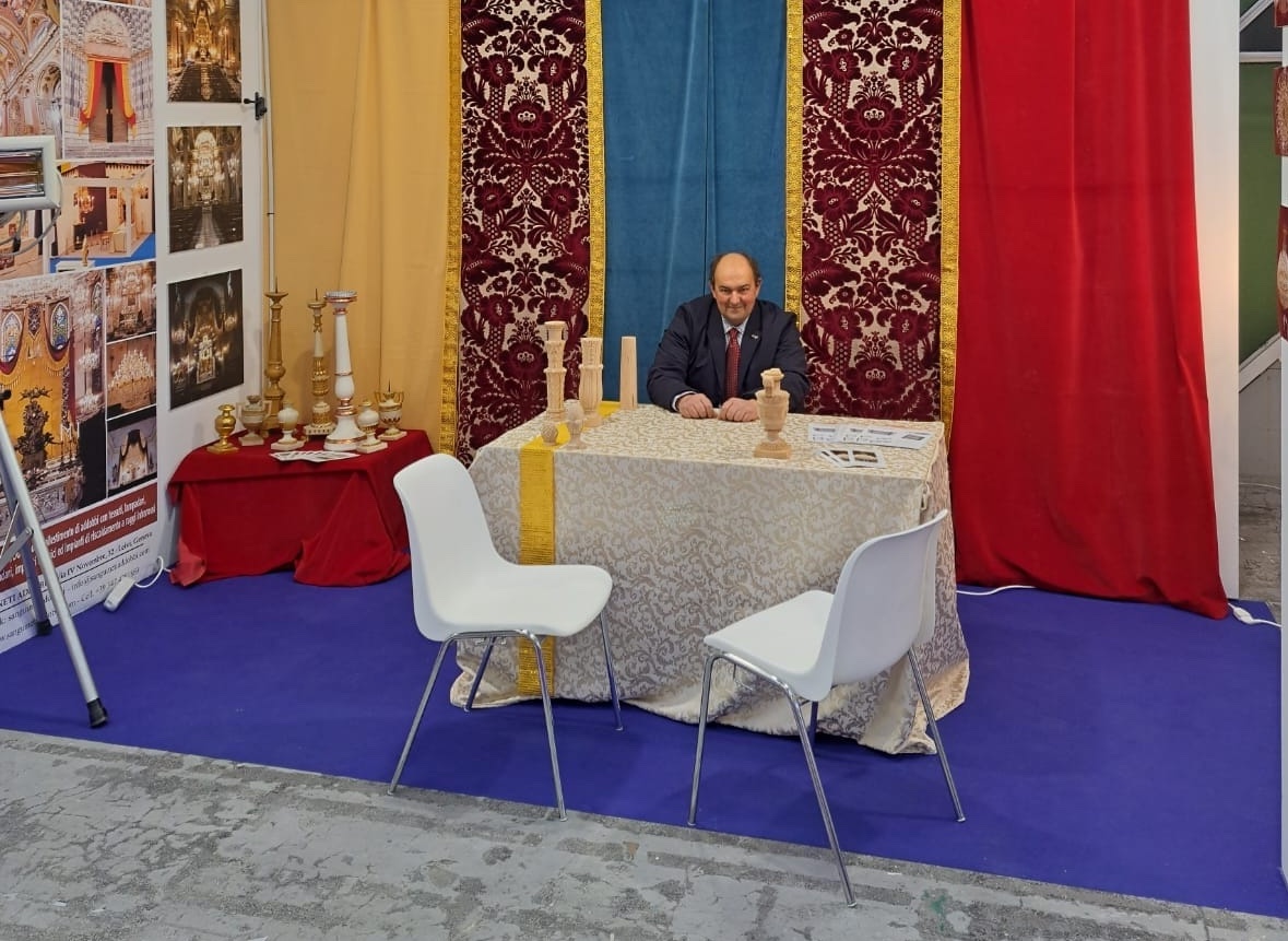 Alberto Sanguineti è contitolare della ditta Sanguineti Addobbi