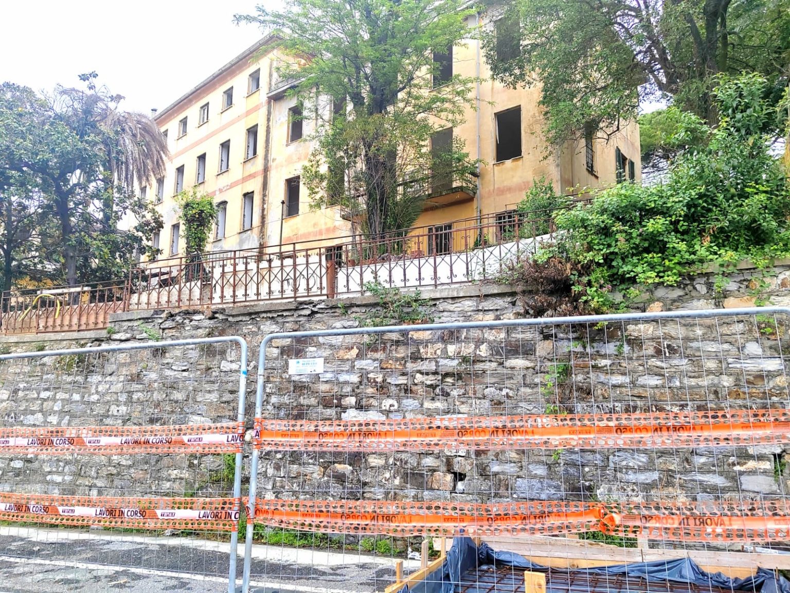 Le ex scuole Maestre Pie di Recco al centro di importanti lavori di ristrutturazione