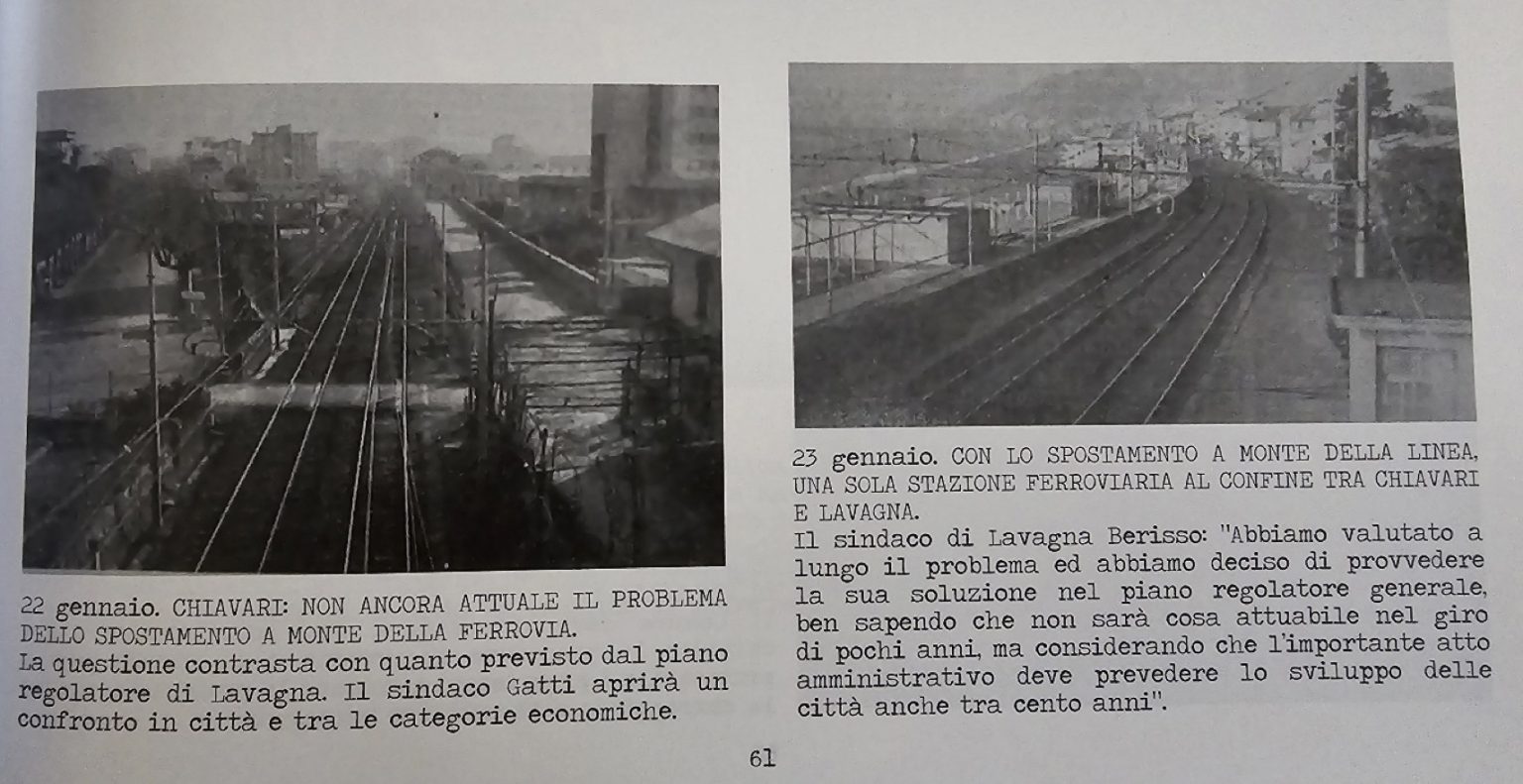 Il progetto della ferrovia interrata tra Cavi e Lavagna raccontato su 'Il Secolo XIX'