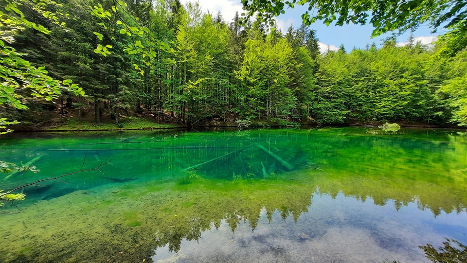 Il lago più singolare e suggestivo è sicuramente il Lago degli Abeti, profondo 7 metri