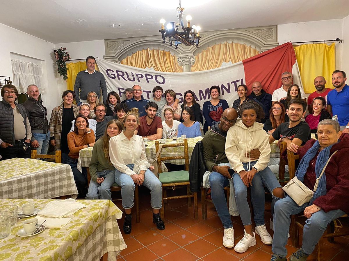 Il gruppo dei festeggiamenti che organizza le manifestazioni di Sori