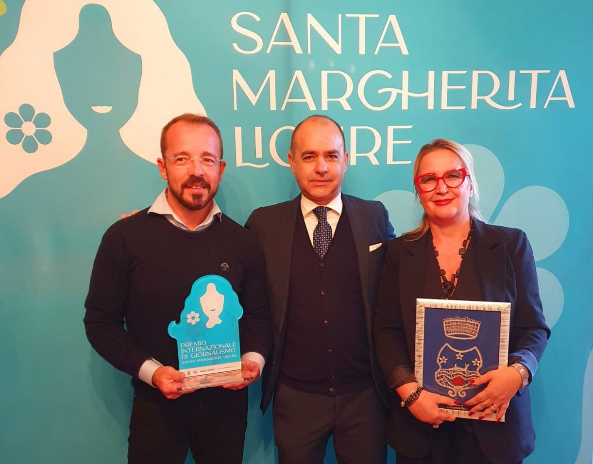 Lorenzo Battilana, il nostro direttore Matteo Gerboni e Alba Kepi