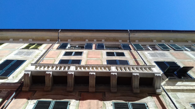 Palazzo Ravaschieri a Chiavari un tempo sede dell'Archivio Notarile di Chiavari