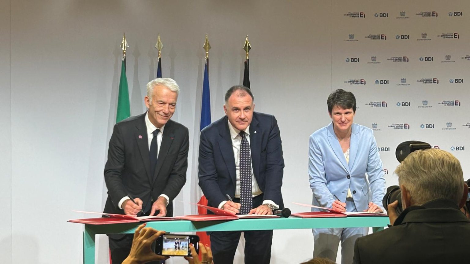 Parigi, 21 e 22 novembre. L’incontro dei presidenti delle Confindustrie italiana, francese e tedesca