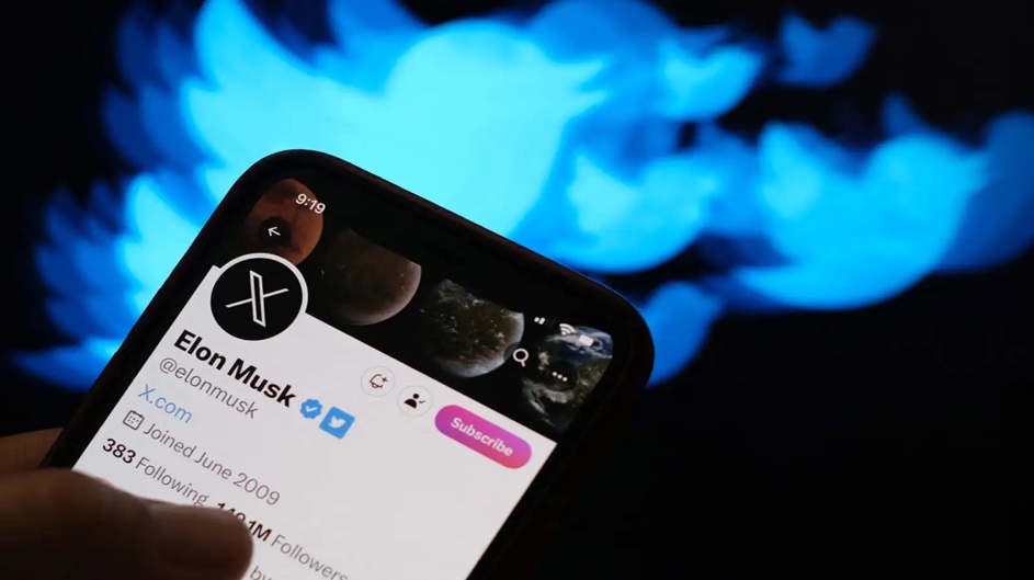 La piattaforma X di proprietà di Elon Musk