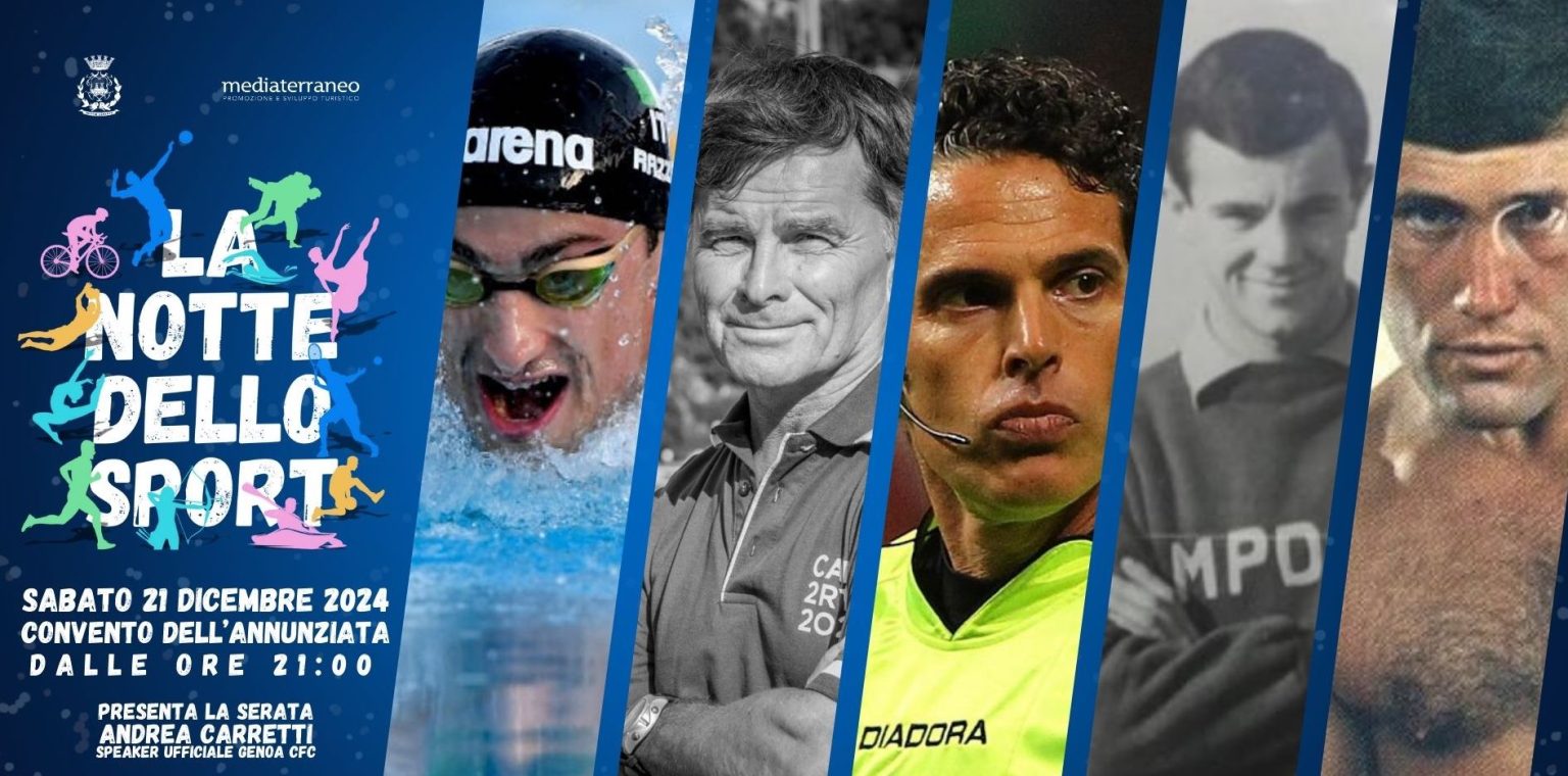 Sestri Levante organizza 'La Notte dello Sport' presso la Sala Agave del Convento dell’Annunziata