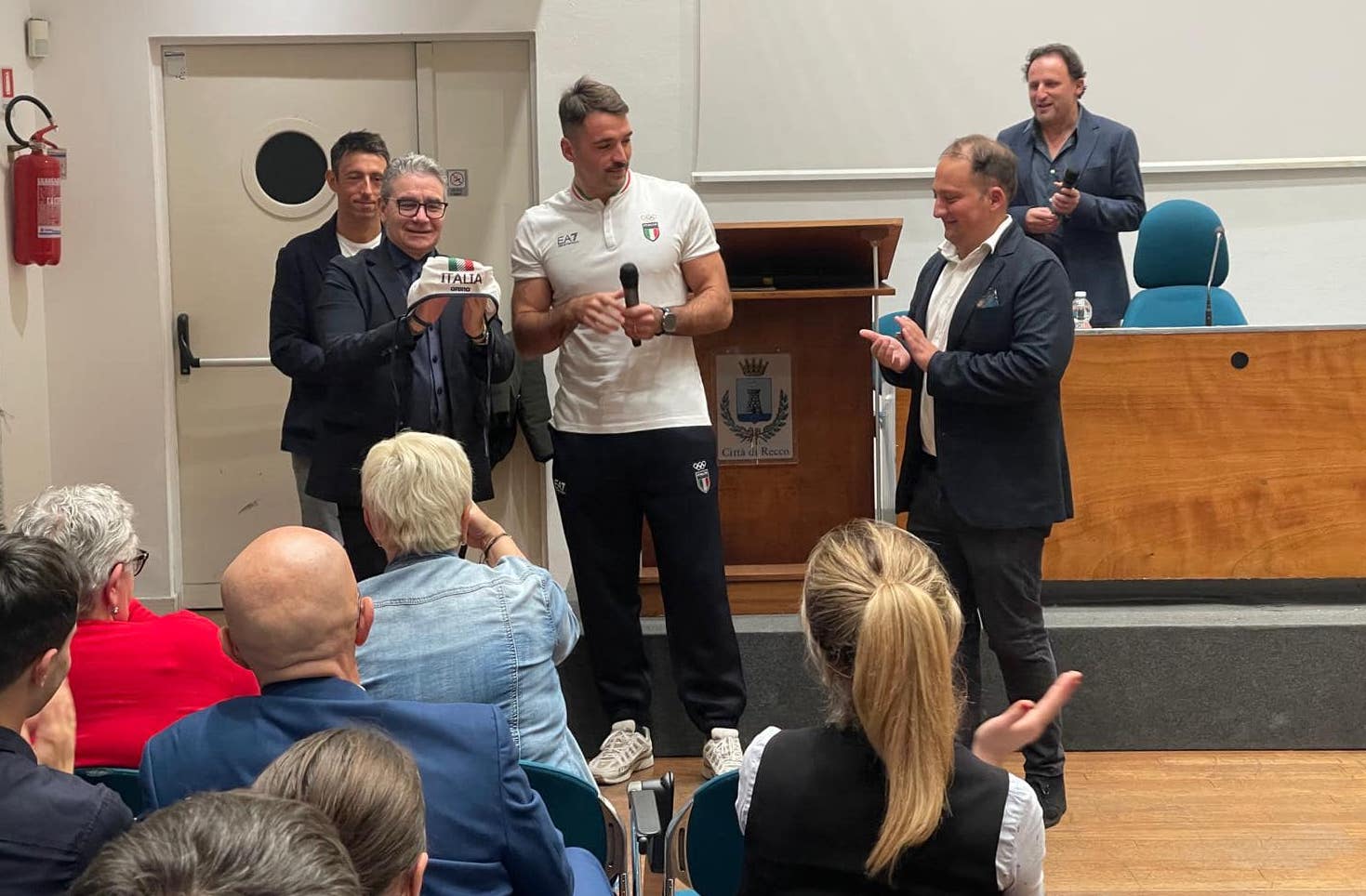 L'incontro organizzato dal Comune di Recco con i campioni delle Olimpiadi di Parigi