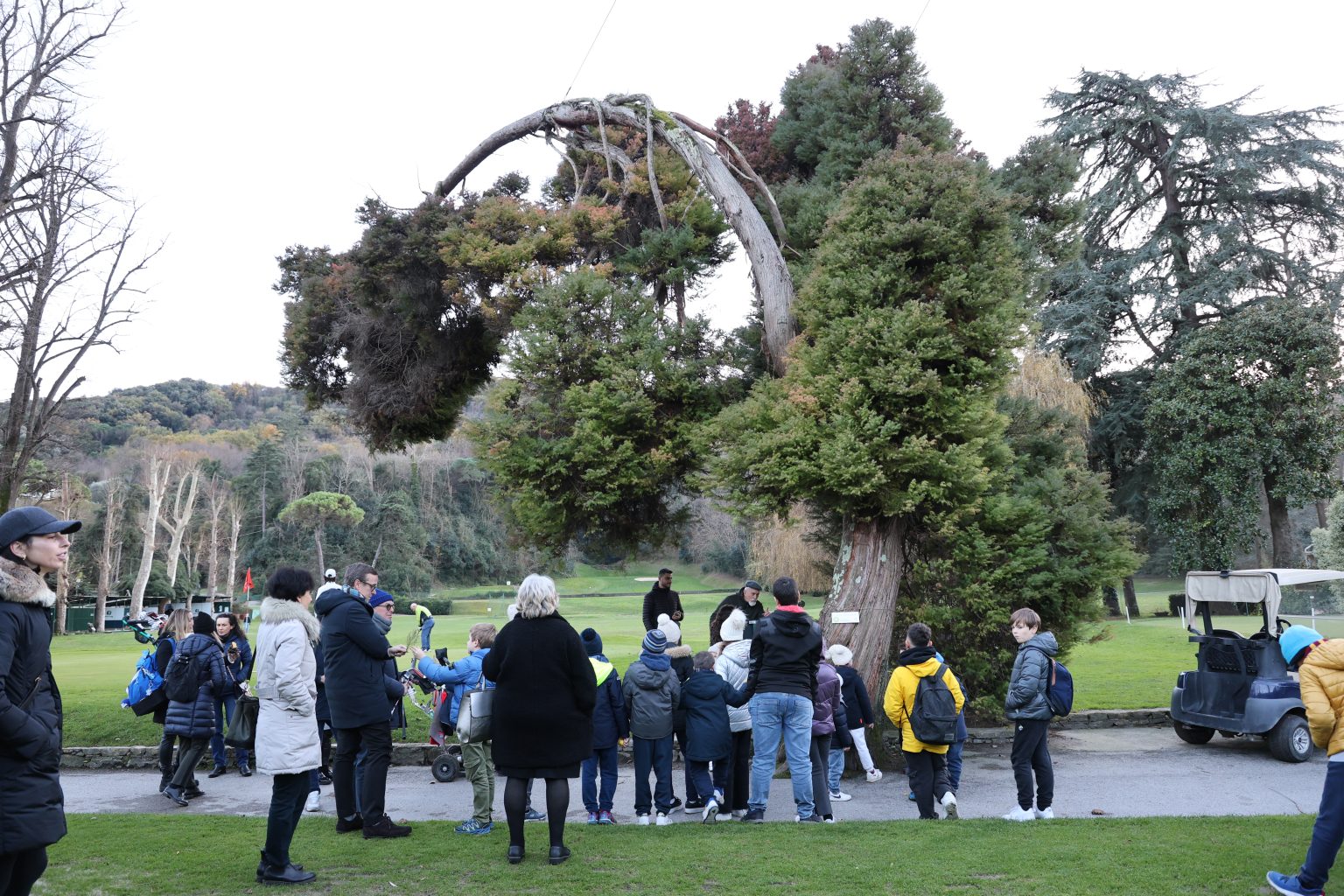 L'iniziativa degli alberi parlanti che si è svolta al Circolo Golf e Tennis di Rapallo