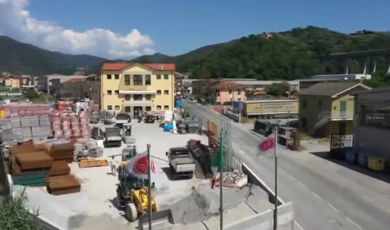 La sede della Edil Mafun a Casarza Ligure