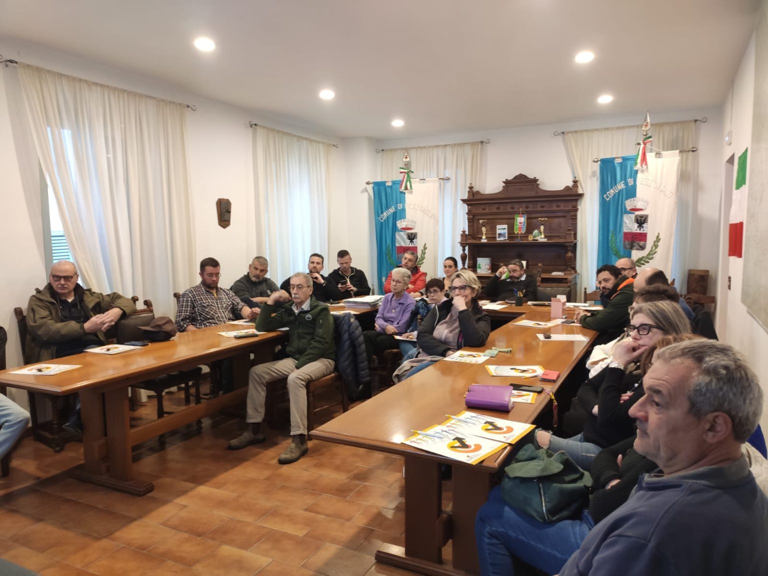 Il corso di Protezione Civile che si è svolto presso il Comune di Rezzoaglio