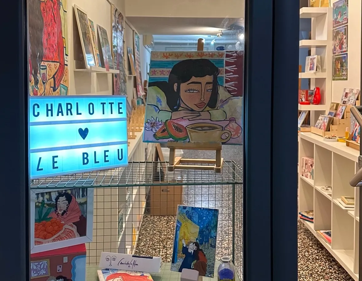 L'atelier di Charlotte Le Bleu a Lavagna