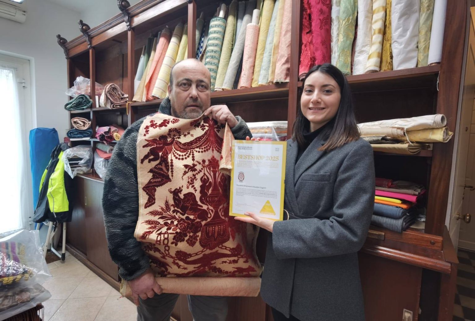 La Tessitura Artigiana Giuseppe Gaggioli Zoagli ha superato i novant'anni di attività