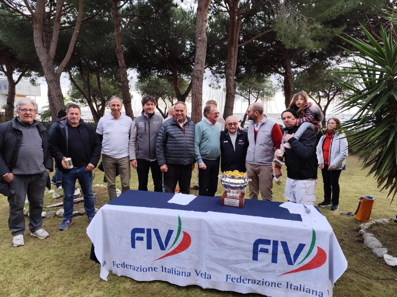 La premiazione del Campionato Invernale del Tigullio di Vela