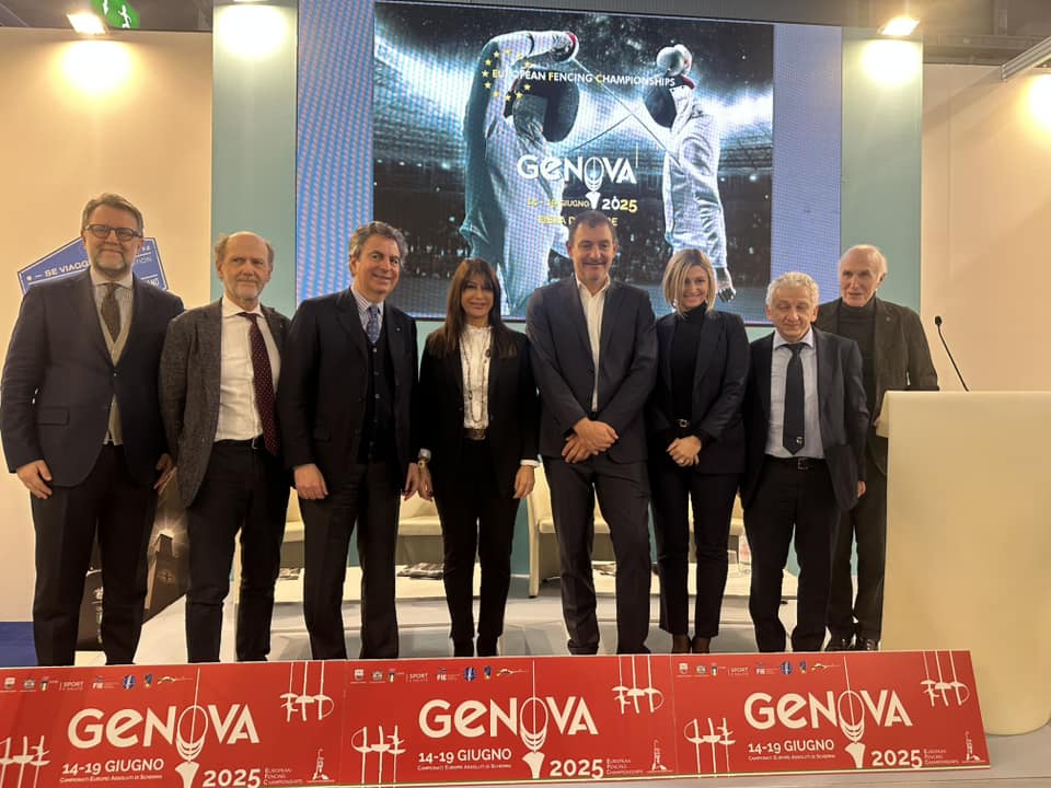 Tutto pronto per gli Europei di Scherma 2025 che si terranno al Waterfront di Levante