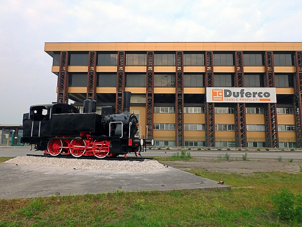 Lo stabilimento di Duferco per la produzione di travi in acciaio a San Zeno Naviglio (Brescia)