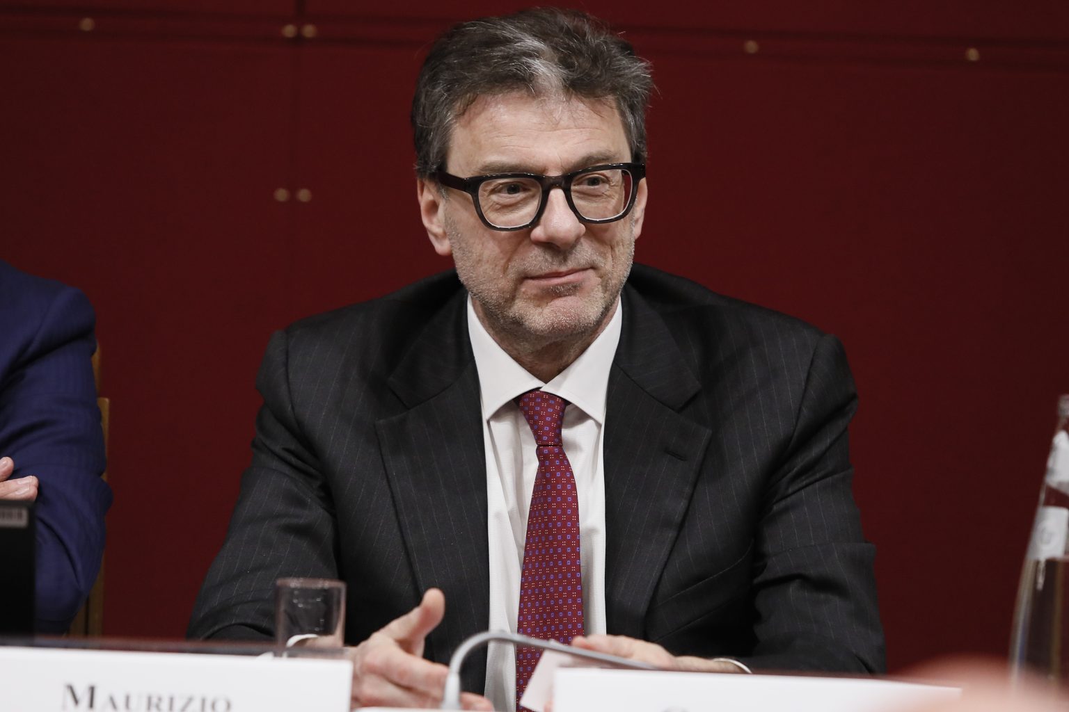 Il ministro delle Finanze italiano Giancarlo Giorgetti
