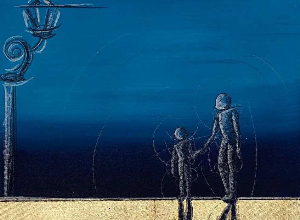 Una delle opere esposte presso la galleria Cella Art&Communication di Santa Margherita