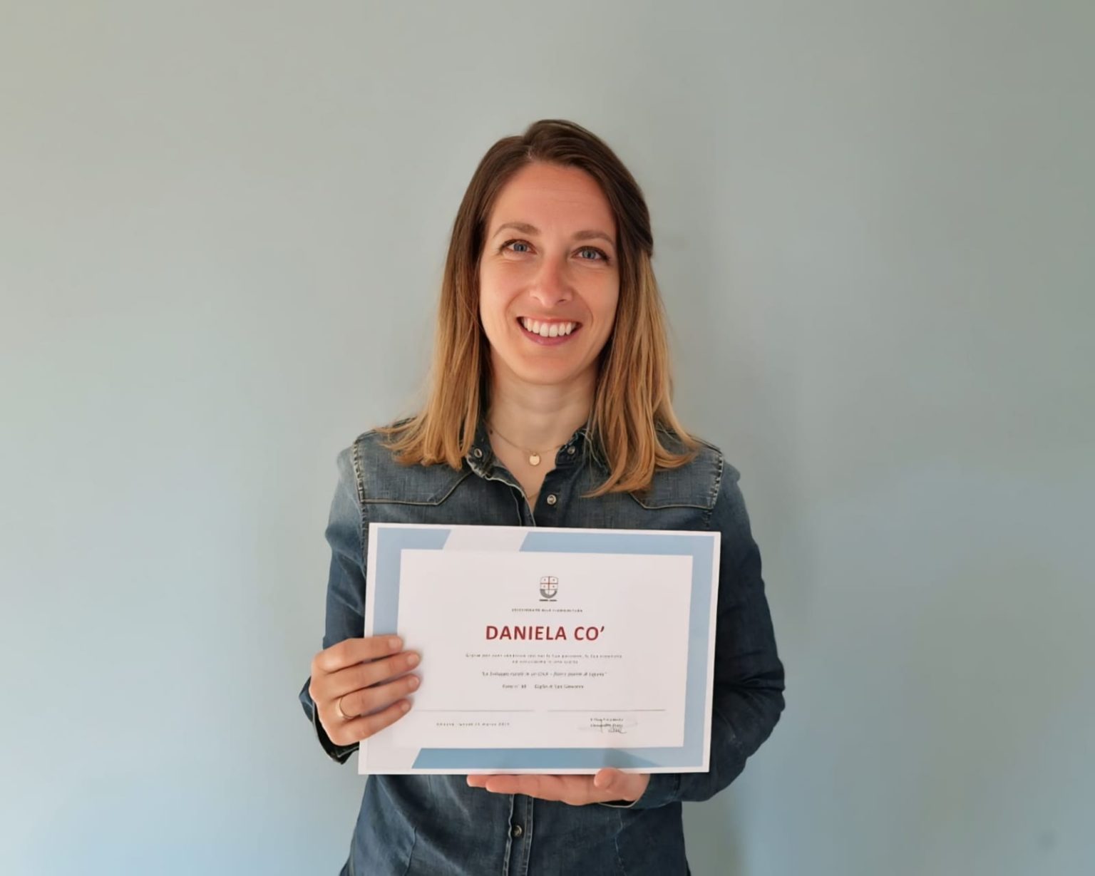 Daniela Cò ha vinto un premio al concorso fotografico “Lo Sviluppo Rurale in un Click”