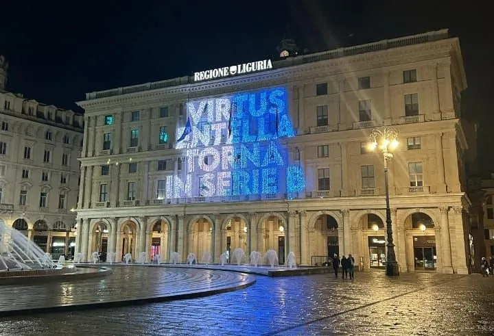 Anche la Regione Liguria ha reso omaggio alla promozione in Serie B dell'Entella