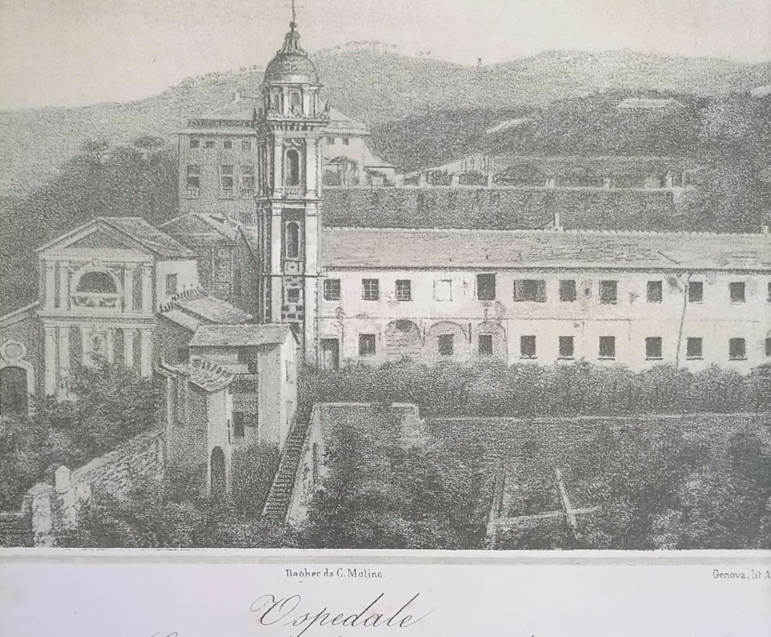 Il convento degli Agostiniani a Chiavari che fu alla base dell'ospedale civile