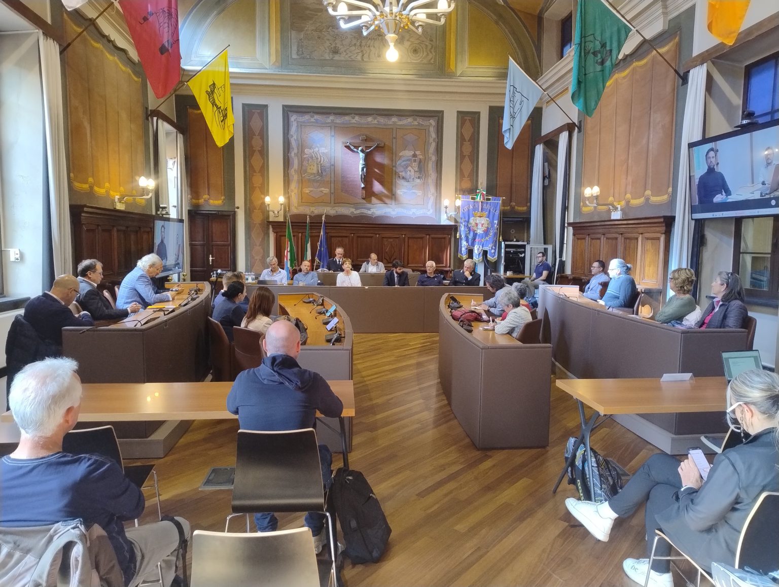 L'incontro sulla mobilità del Tigullio che si è svolto presso il Comune di Rapallo