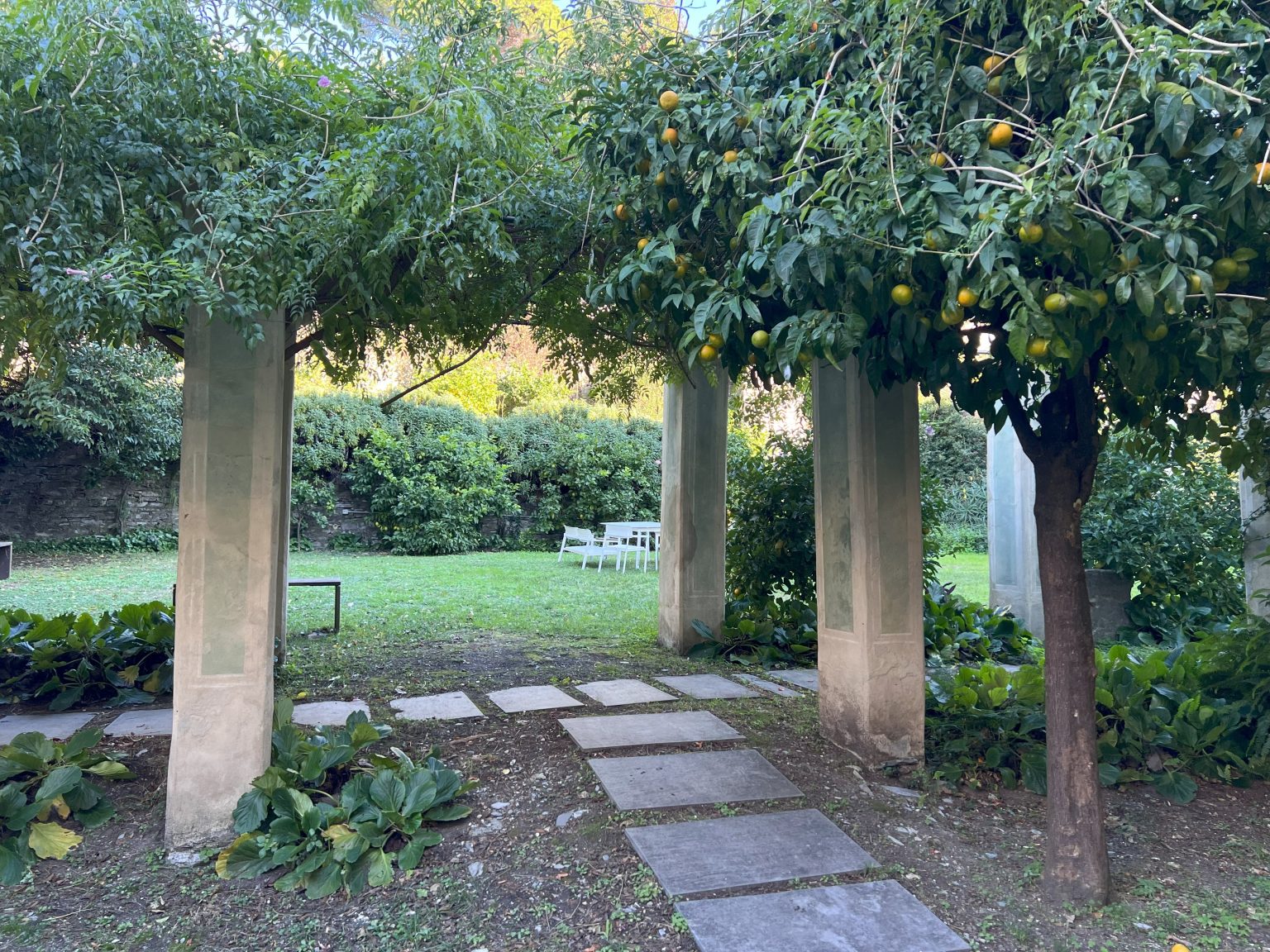 Il Giardino dei Lettori all'interno della Società Economica di Chiavari