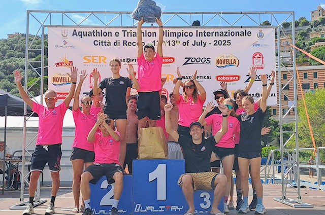 Il Triathlon Olimpico Internazionale di Recco quest'anno è stato funestato dal maltempo