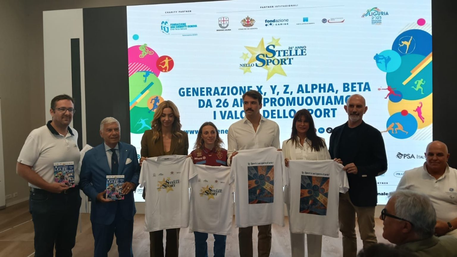 La presentazione della diciottesima edizione dell'Annuario ligure dello Sport, nella sede della Regione