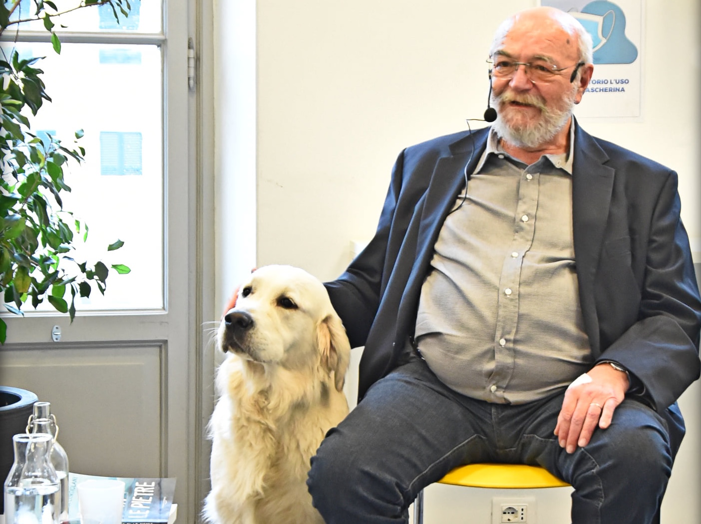 Goffredo Feretto presenta alla Società Economica di Chiavari il suo libro di poesie