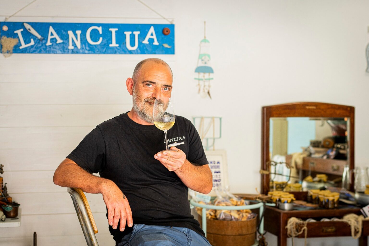 Michele Senno ideatore dell'azienda Anciua - Le acciughe di Sestri Levante