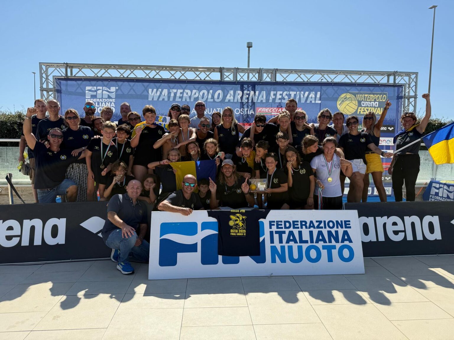 La Rapallo Pallanuoto Under 12 si è laureata campione d'Italia