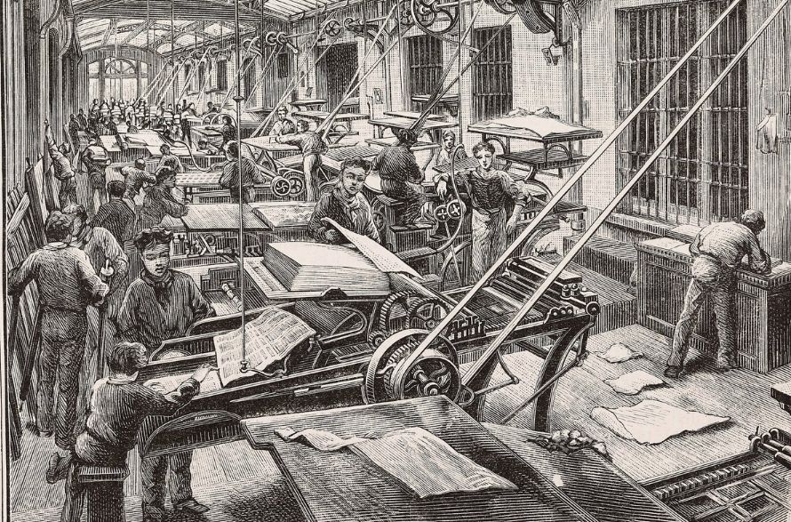 L'Ottocento è un periodo molto intenso per la stampa a Chiavari