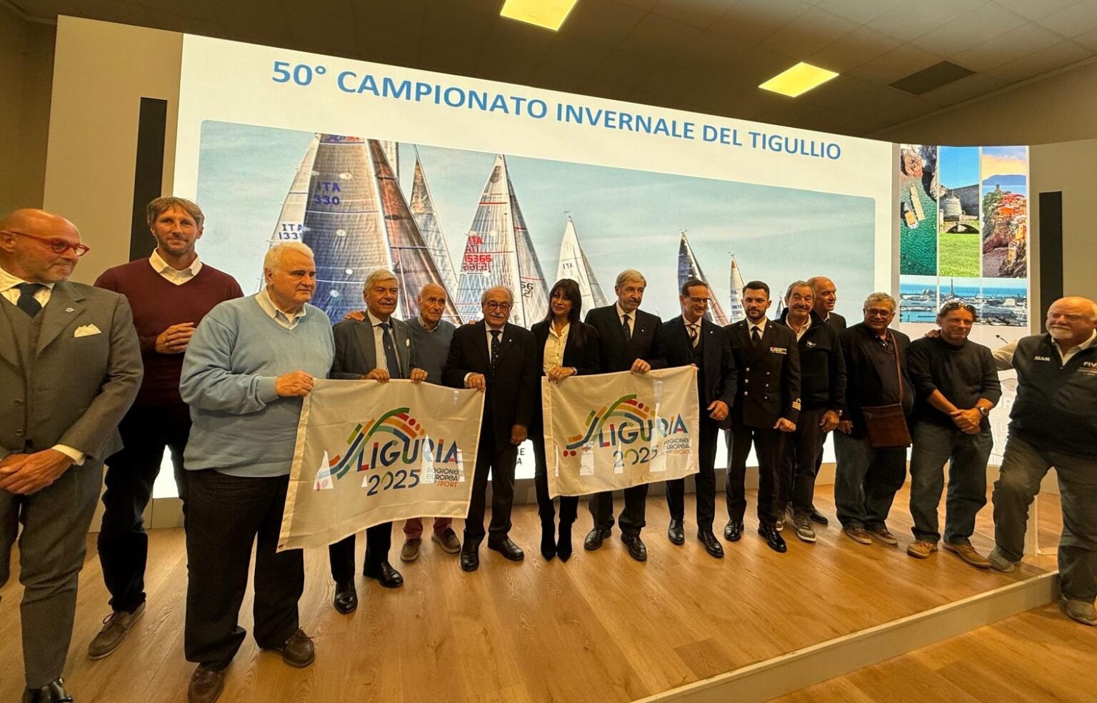 La presentazione del Campionato Invernale del Tigullio nella sede della Regione