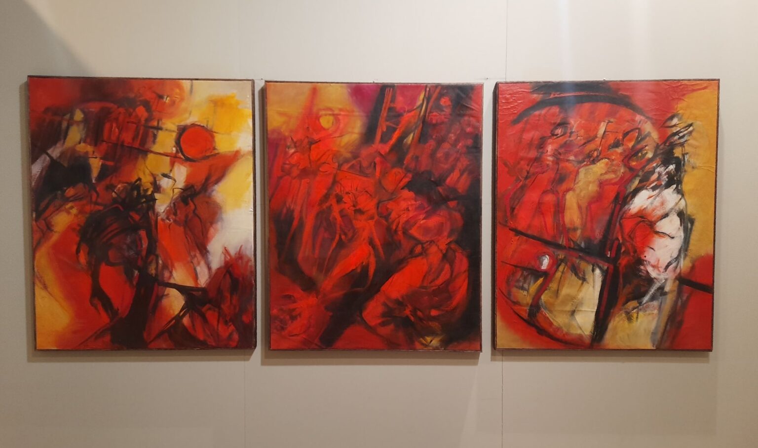 Una delle opere di Mario Rocca attualmente in mostra a Chiavari