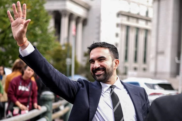 Il neo eletto sindaco di New York, Zohran Mamdani