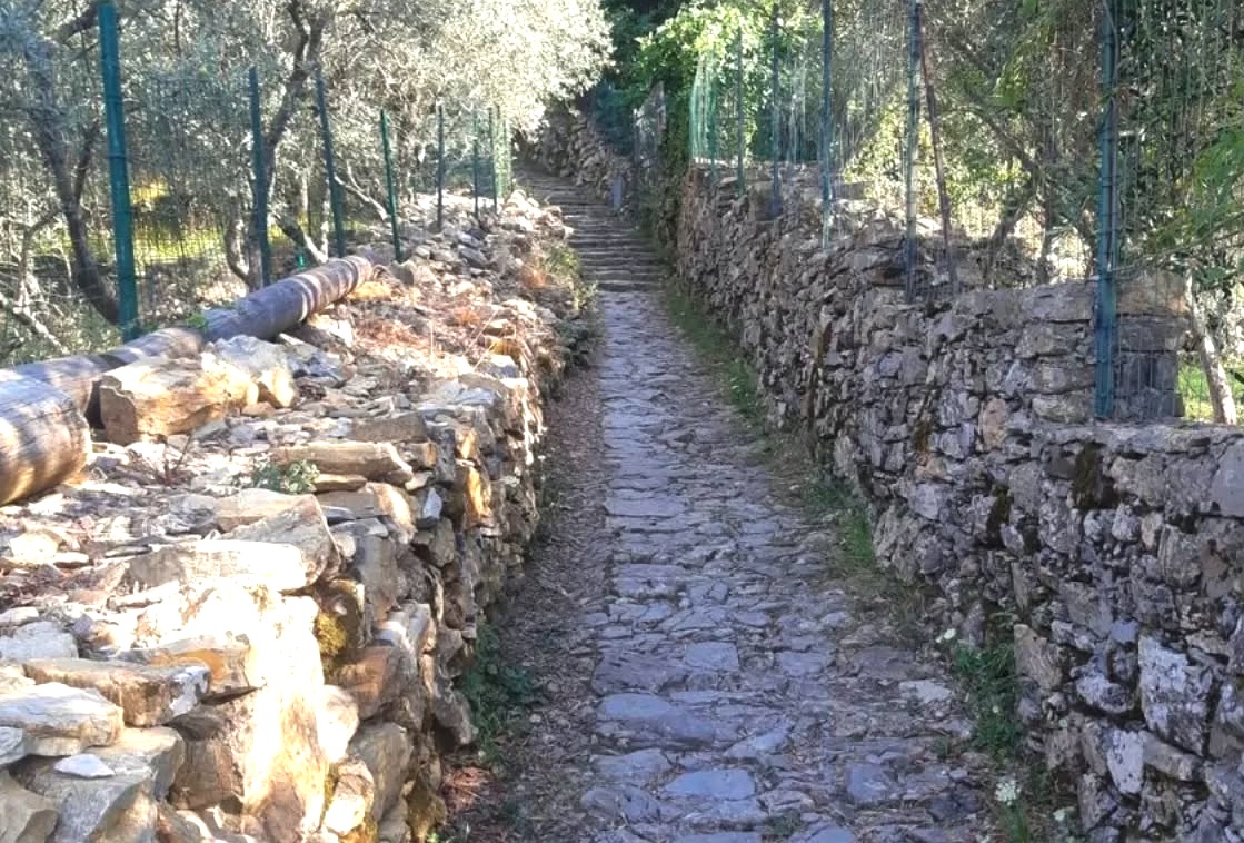Il Comune di Camogli ha messo a punto una mappa delle creuze cittadine