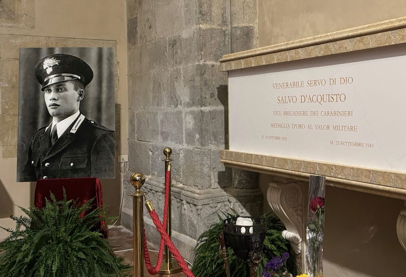 La tomba di Salvo D'Acquisto: anche Uscio gli dedicherà i giardini pubblici