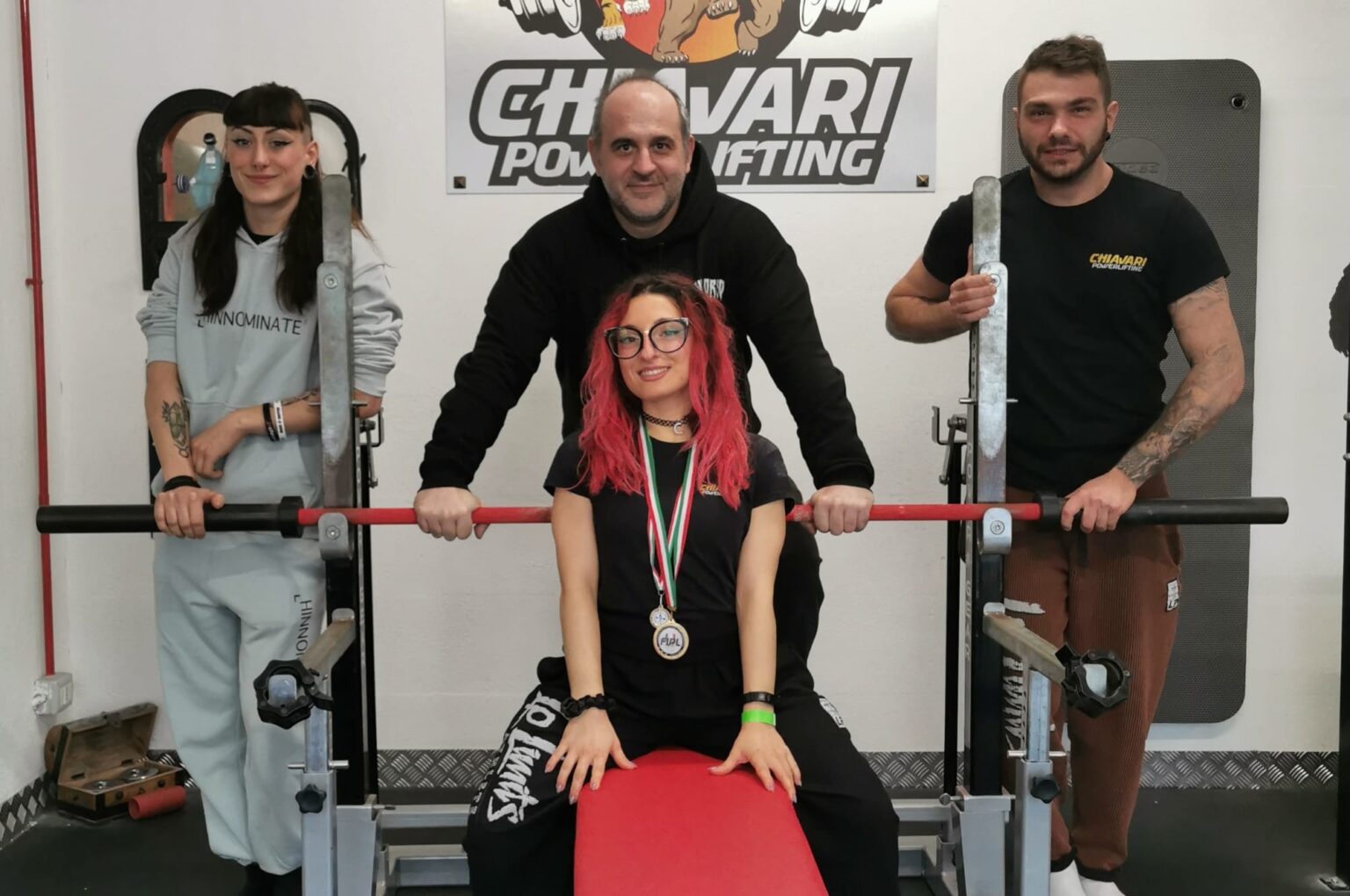 Jasmine Ciarlone è riuscita ad alzare un bilanciere pesante quasi due volte il suo peso corporeo