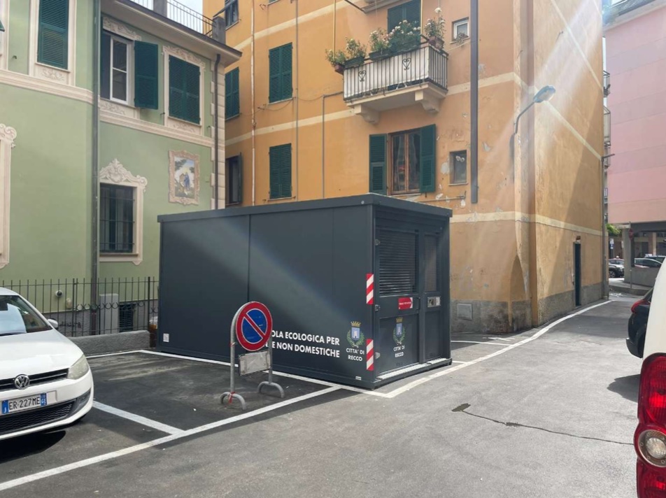L'eco stazione informatizzata pronta a raddoppiare a Recco