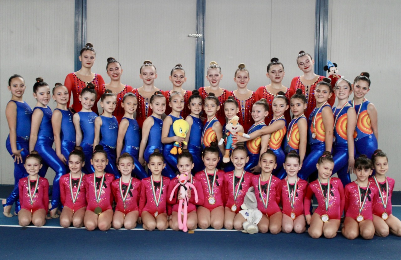 La Pro Recco Gym Club ha ben figurato al Campionato Italiano di ginnastica estetica