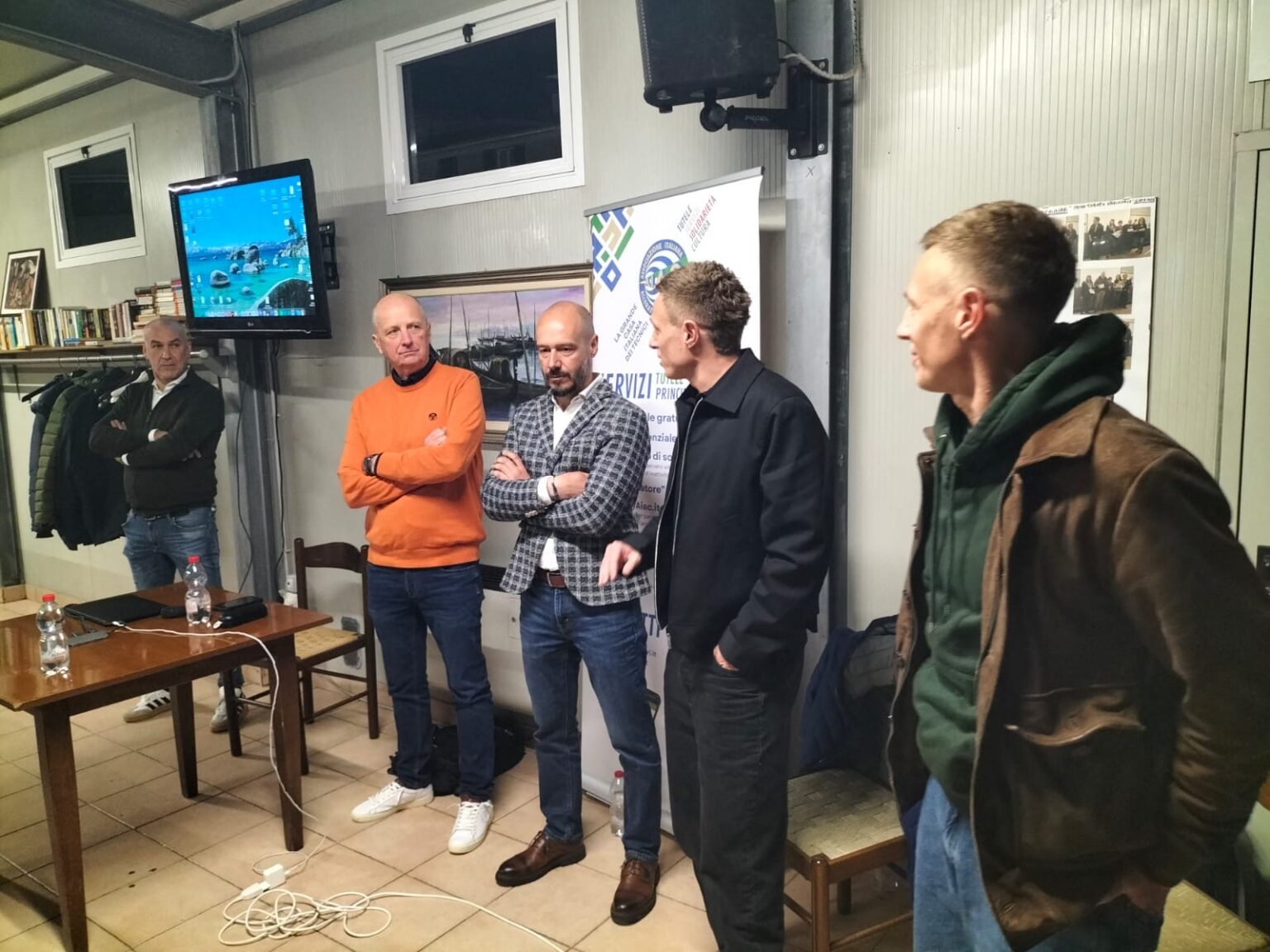 I relatori dell'incontro “Il ruolo del Preparatore Atletico nel calcio Giovanile e Dilettante”