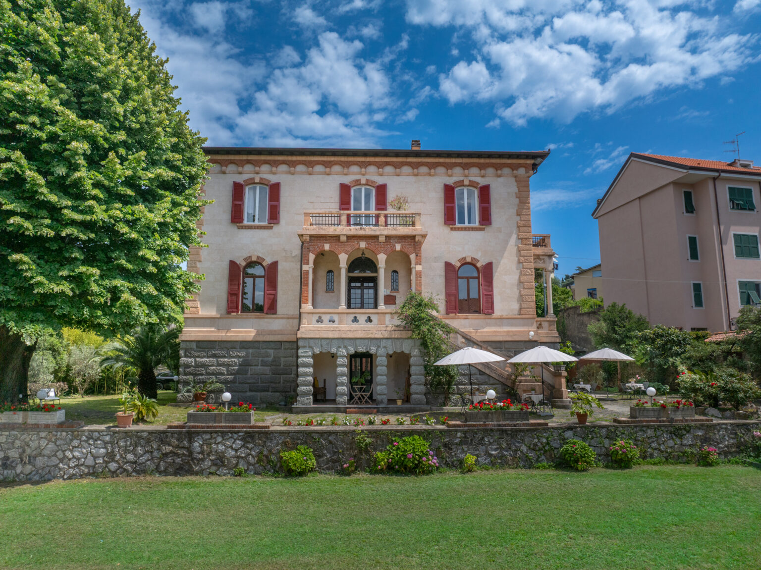 Villa Fieschi, storica dimora di Lavagna, è diventata un boutique hotel