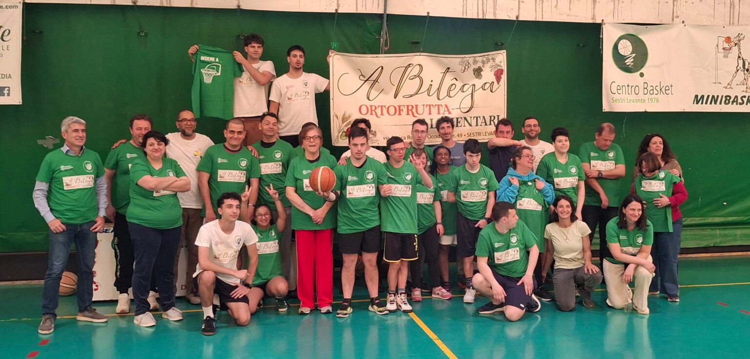 'Insieme a canestro', progetto nato a Sestri Levante per un basket che sia inclusivo